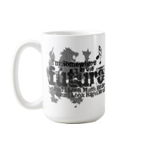 Somewhere In The Future Mug (with Lion) by thesoundofkimclement Somewhere In The Future Mug (with Lion)