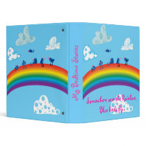 Somewhere over the rainbow binder