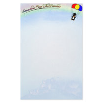 Somewhere Over The Rainbow Stationery Paper