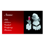 SOMMELIER WINE TASTING  PARTY,RED WAX SEAL BUSINESS CARD TEMPLATES