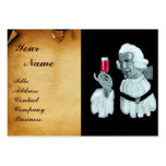 SOMMELIER WINE TASTING  PARTY,RED WAX SEAL,Pearl Business Card Templates