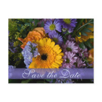 Sommer Bouquet • Save the Date Postkarte postcards