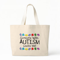 Somone With Autism Loves Me (PP) bags by CelebrationZazzle Somone With Autism Loves Me (PP) bags