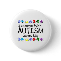 Somone With Autism Loves Me (PP) Pin