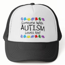 Somone With Autism Loves Me (PP) Trucker Hat