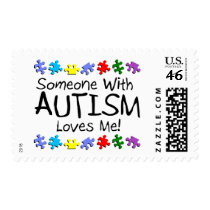 Somone With Autism Loves Me (PP) postage