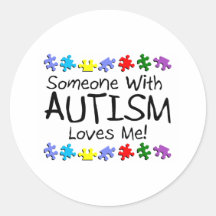 Somone With Autism Loves Me (PP) Sticker
