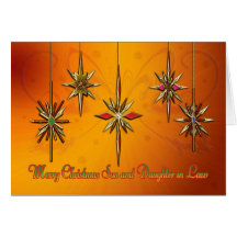 Son and daughter-in-Law Christmas card