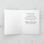 Son And Daughter In Law Wedding Anniversary Card Zazzle