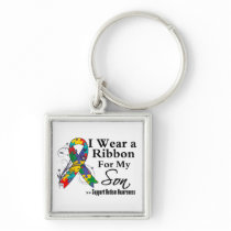 Son - Autism Ribbon Key Chains