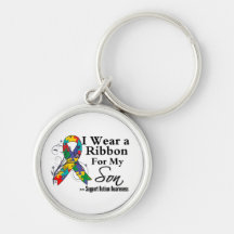 Son - Autism Ribbon Keychain