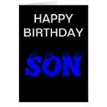 SON BIRTHDAY CARD