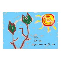 Son Haiku Art Print by Reflekshins Son Haiku Art Print