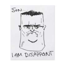 Son I Am Disappoint Father Rage Comic Meme Personalized Flyer