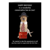 Son-in-Law/Brother-in-Law Card