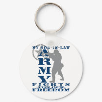 Son-in-law Fights Freedom - ARMY keychains