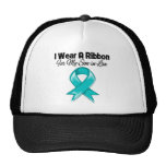 Son-in-Law - I Wear A Teal Ribbon Mesh Hats