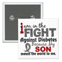 Son Means World To Me Diabetes Pin