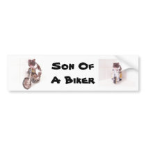 Son Of A Biker bumper stickers by KatAnnette Son Of A Biker bumper stickers