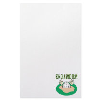 Son Of A Sand Trap Customized Stationery