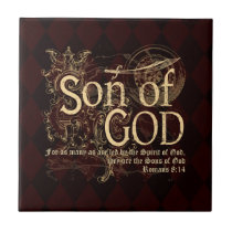Son of God, Romans 8:14 Christian Tiles