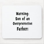 son of overprotective father black.png mouse pad