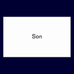 "Son" Photo Label stickers