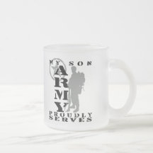 Son Proudly Serves - ARMY Coffee Mugs