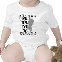 Son Proudly Serves - ARMY T-shirts
