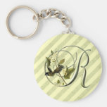 Sonbird Initial R Keychains
