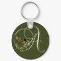Sonbird Initials A keychains