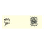 Soneto # 18 de William Shakespeare Plantilla De Tarjeta De Visita