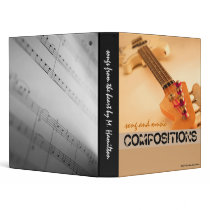 Song and Music Compositions Binder by lifethroughalens Song and Music Compositions Binder