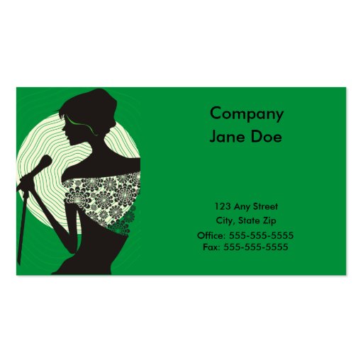 Song Bird Business Card (front side)