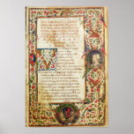 Song in praise of Laure Posters