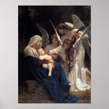 Song of Angels Poster by the Master Bougeureau