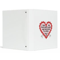 Song of Solomon 6:3 3 Ring Binder