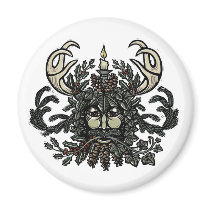 Song of Solstice Greenman Fridge Magnet