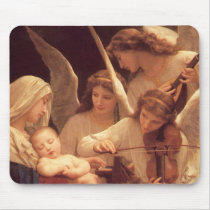 Song of the Angels Fine Art by Bouguereau Mousepad