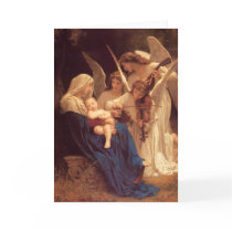 Song of the Angels Holiday Christmas Card