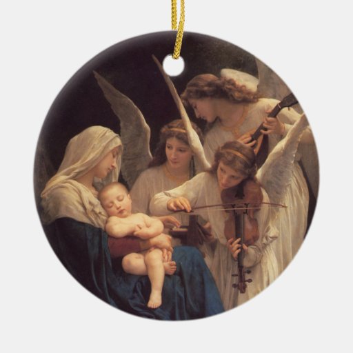song of the angels religious christmas ornament zazzle song of the angels religious christmas ornament zazzle