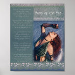 Song of the Sea Lyrics Poster -Sharon Knight posters
