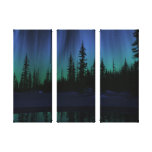 "Song of the Sky" Triptych Canvas Gallery Wrapped Canvas