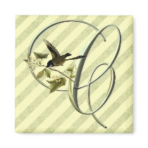 Songbird Initial C magnets by initials Songbird Initial C magnets
