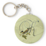 Songbird Initial K Key Chain