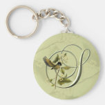 Songbird Initial S Keychains