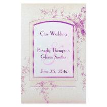 Songbird Shabby Chic WEDDING Program flyers
