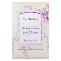 Songbird Shabby Chic WEDDING Program flyers