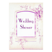 Songbird Shabby Chic Wedding Shower invitations