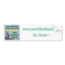Sonic Biodiesel Bumper Stickers bumper stickers by SonicBiodiesel Sonic Biodiesel Bumper Stickers bumper stickers